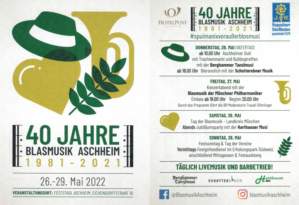 40 Jahre Blasmusik Aschheim